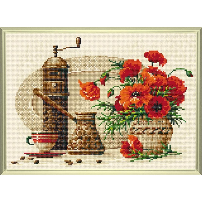 Coffee diamond mosaic kit by RIOLIS Ref. no.: AM0012