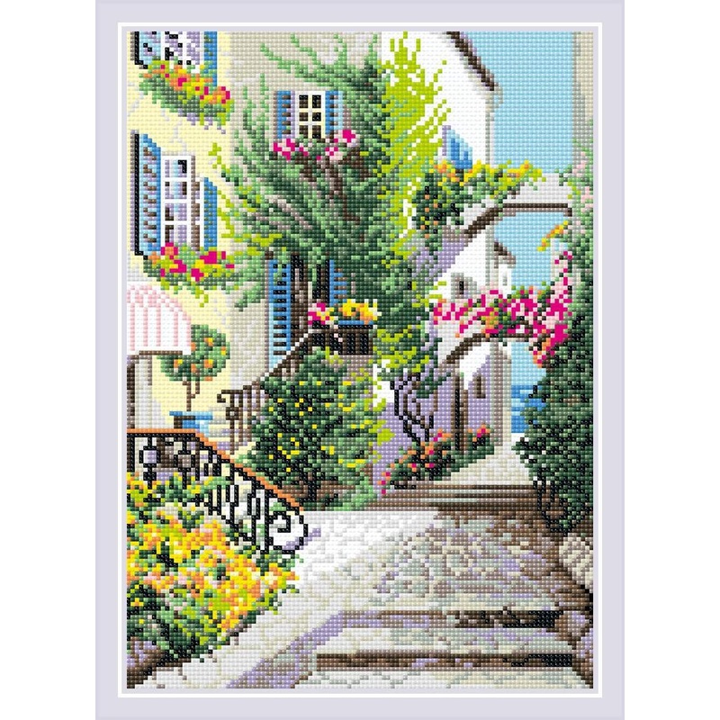 The Italian Courtyard diamond mosaic kit by RIOLIS Ref. no.: AM0025