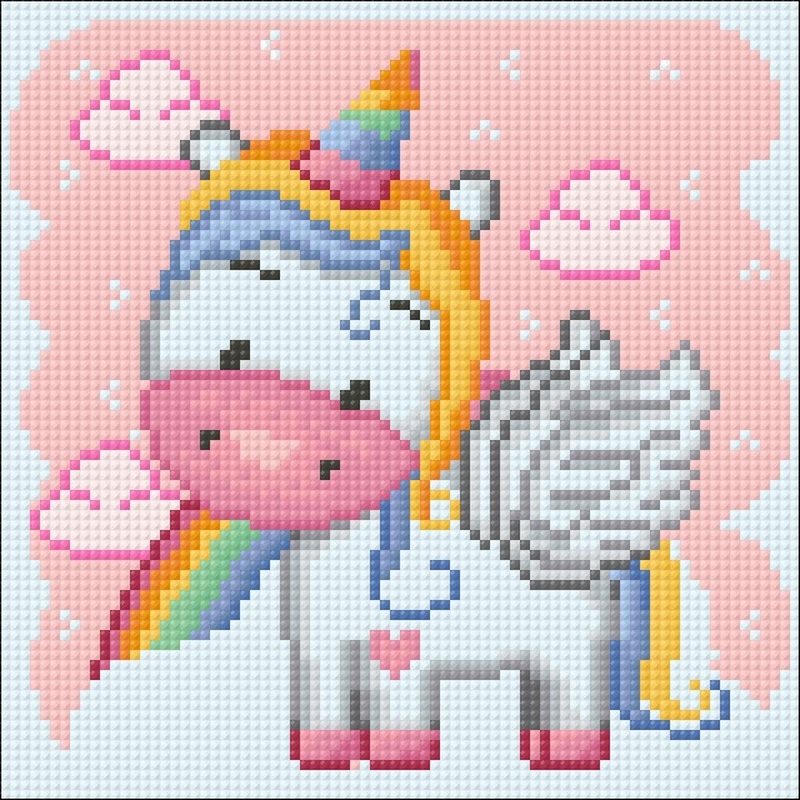 Rainbow Unicorn 2020 Diamond Painting Set Cs2703