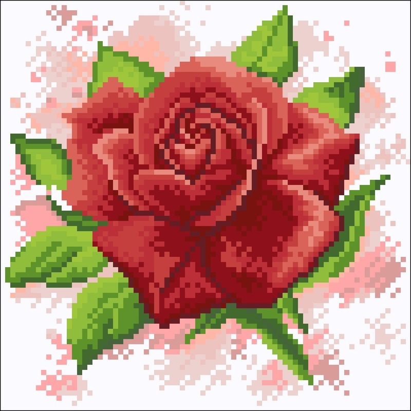 Red Rose 2020 Diamond Painting Set Cs2624
